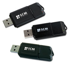 Contactless USB tokens from SCM Microsystems are now also in use as LEGIC credentials