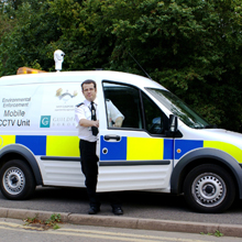 The PatrolVu-fitted vehicles allows for flexible CCTV deployment