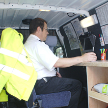 Traffic Safety Systems has equipped new vehicles with PatrolVu mobile digital CCTV recording technology
