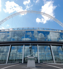 Wembley Stadium in North London