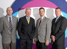 From Left to Right: Jonathon Kelly, Bill McQuade, Dan Graham and Grant Foster