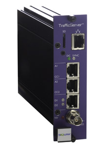 Siqura® TrafficServer™ is an intelligent solution for traffic applications