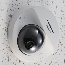 The Panasonic i-PRO SmartHD WV-SF135 is a HD dome network camera