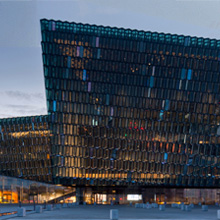 Harpa concert hall features ASSA electric strikes, panic bars and exit devices, as well as door handles from ASSA’s sister company, Ruko