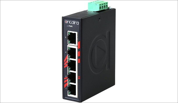 Antaira introduces LNX-C500 series compact industrial unmanaged 5-port switch