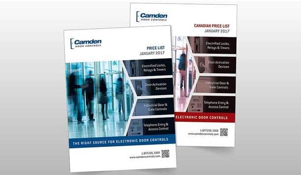 Camden Door Controls 2017 price list features new and upcoming products details