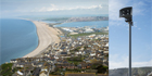 The Environment Agency uses E2S disaster warning sirens to warn of dangers at Chesil Beach in Dorset, England