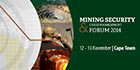 Mining Security & Crisis Management Forum to feature senior level speakers from mining houses