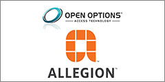 Open Options integrates with Allegion to offer access control solutions