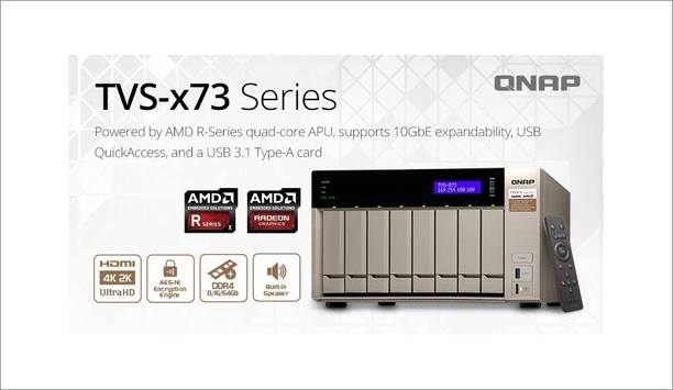 QNAP Systems partners with AMD to launch TVS-x73 NAS series
