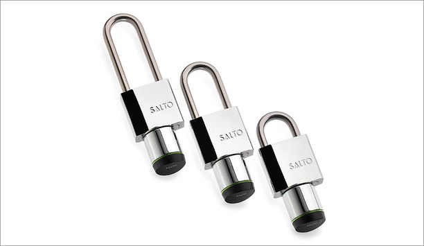 SALTO XS4 GEO electronic padlock ensures wireless real-time control and audit trail