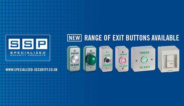 Specialized Security Products offers new range of exit buttons