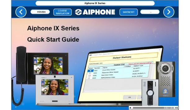 Aiphone has partnered with SecurityCEU to develop an online course for integrators