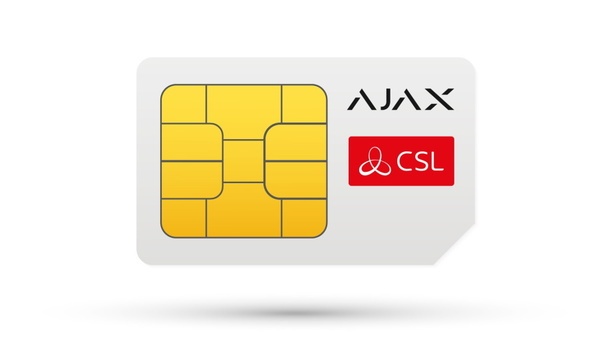 Ajax Systems partners with CSL to support their supply of roaming SIMs in the UK
