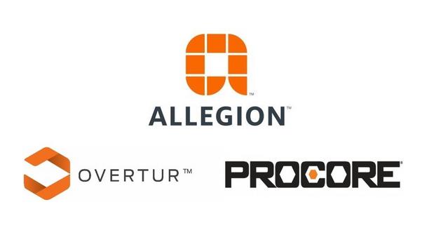 Allegion announces Overtur door security software integration with Procore construction management software