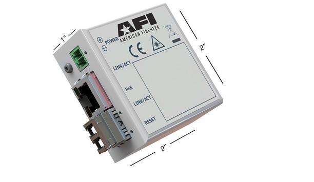 American Fibretek announces AFI9HMEC Series Ultra Mini Media Converter in PoE and non-PoE versions