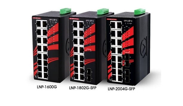 Antaira launches new Gigabit Unmanaged PoE Switches for harsh environment applications