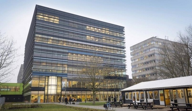 Boon Edam’s TQM manual revolving door installed at Utrecht University's Koningsberger building main entrance