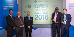 CEM Systems announces winners of EMEA Business Partner of the Year Awards 2016