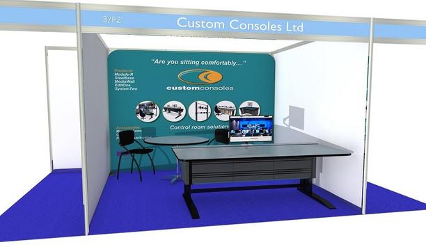 Custom Consoles to promote latest SteelBase Security Control Desk and MediaWall at TSE, Birmingham
