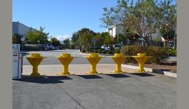 Delta Scientific installs bollards and beam barricades with Perimeter Security Group at Paramount Studios