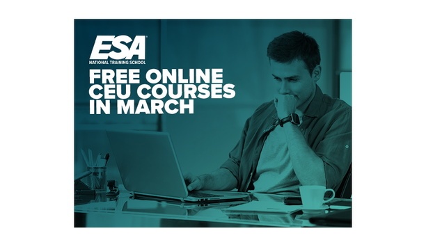 Electronic Security Association offers selective free courses for the businesses affected by COVID-19