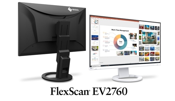 EIZO launches the FlexScan EV2760 27-inch WQHD ultra-slim monitor