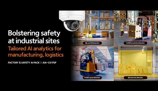 Hanwha Vision's factory safety AI pack for industries