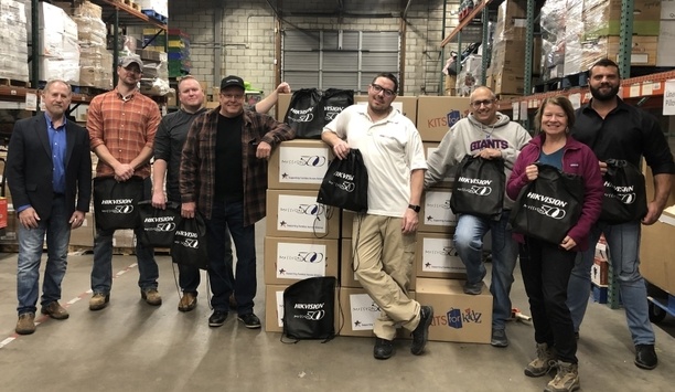 Hikvision Northeast regional team partners with Mission 500 to provide backpacks for needy students