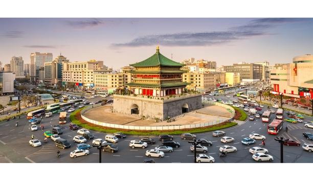 Hikvision intelligent traffic management system to help vehicles to flow through Xi'an city