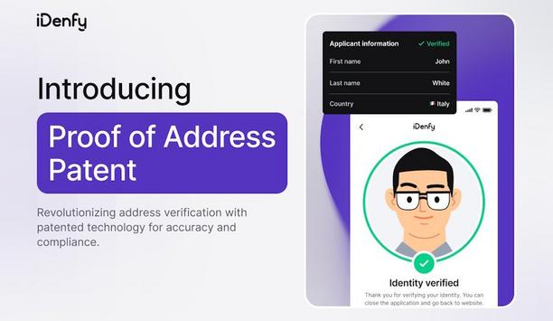 iDenfy's new patent for address verification innovation