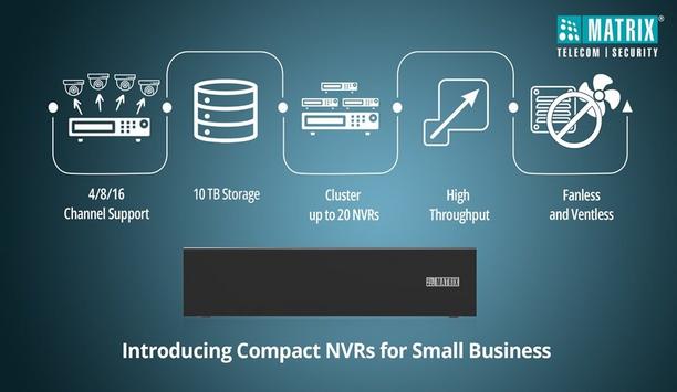Matrix introduces the NVRXS: Network Video Recorders for small businesses