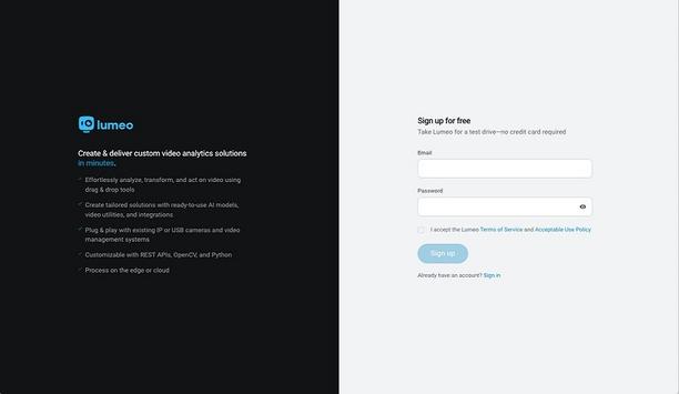 Lumeo launches a freemium self-service tier for it’s vision AI and video analytics platform