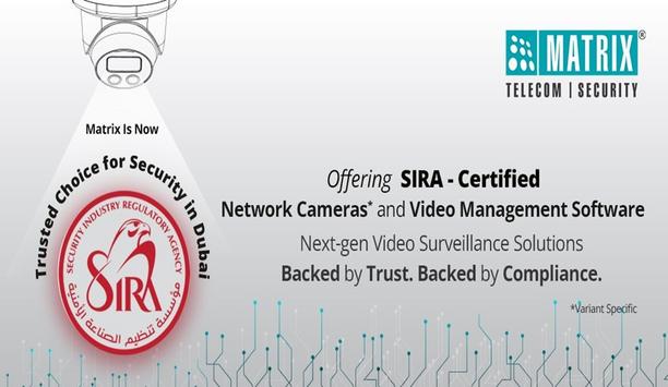 Matrix achieves SIRA certification in Dubai