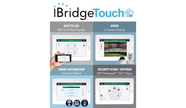 NAPCO Security’s iBridge Touch Touchscreen helps control security with video and IoT services