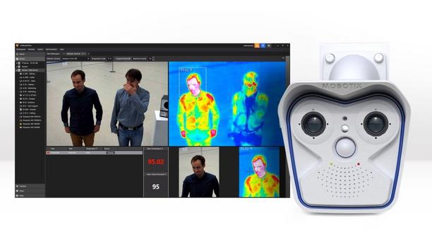 Panasonic i-PRO Video Insight VMS plug-in and MOBOTIX M16/S16 cameras detect elevated skin temperature and issue alerts