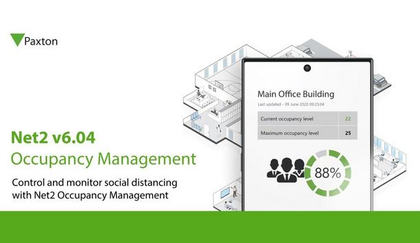 Paxton unveils new version v6.04 Net2 Occupancy Management & Thermal Scan integrations to facilitate COVID-secure Buildings