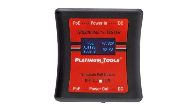Platinum Tools® showcases pocket-sized PoE++ tester during ISC West 2022