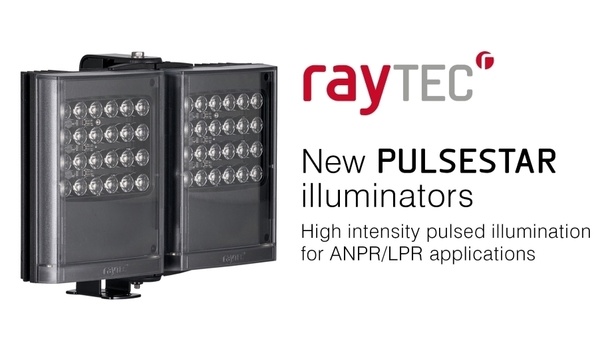 Raytec introduces PULSESTAR LED illuminators for ANPR/LPR and machine vision applications