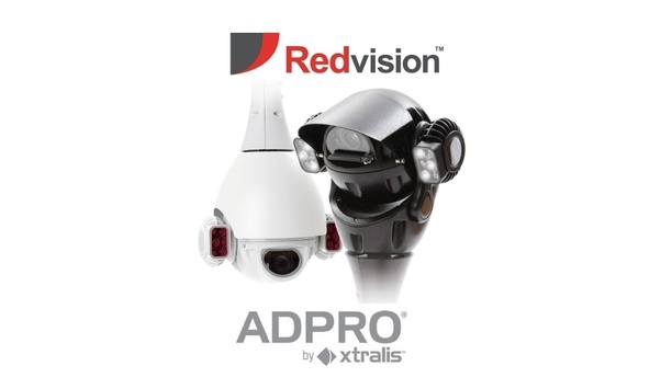 Redvision’s X-Series rugged PTZ domes integrate with the Xtralis ADPRO XOa software platform