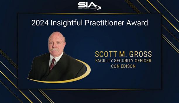 SIA Award: Scott Gross honoured for security innovation