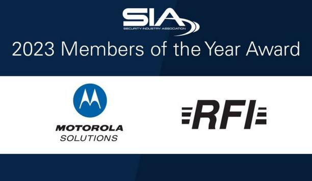 SIA names Motorola Solutions and RFI Communications & Security Systems as 2023 SIA members of the year