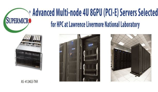 Supermicro systems selected by Lawrence Livermore National Laboratory for COVID-19 research