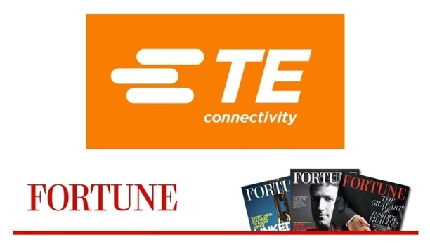 TE Connectivity named in FORTUNE magazine's 'World's Most Admired Companies' list for 2018