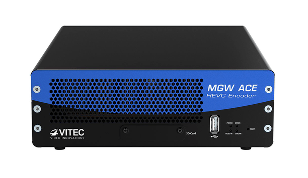 VITEC introduced MGW Ace Encoder firmware v2.0 HEVC encoder