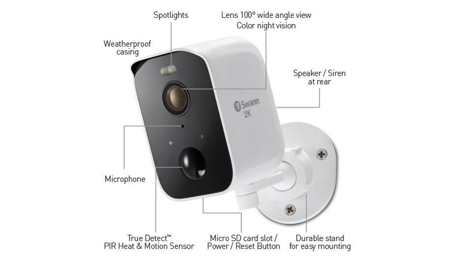 Swann outdoor best sale security camera wifi