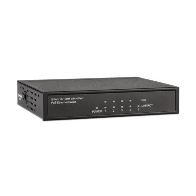Messoa POS04T00 4 channel unmanaged PoE switch