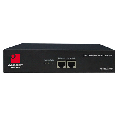 Aasset Security introduce the AST-ND3201P IP single channel decoder video server