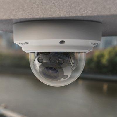 Anviz dome camera with intelligent analytics & all-weather functionality