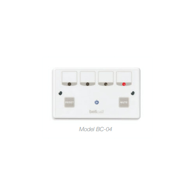 Bell Systems BC-04 4 zone ‘double gang’ indicator panel